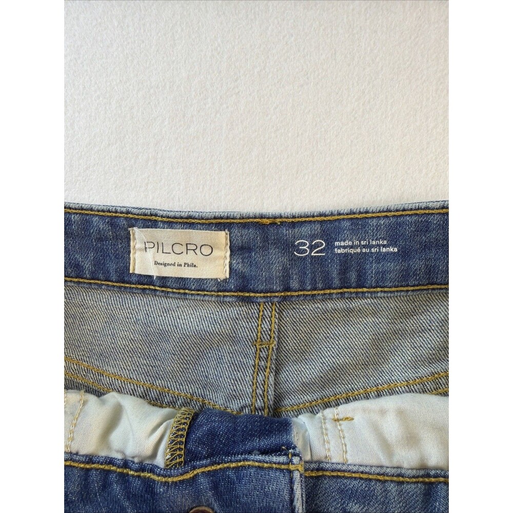 Pilcro by Anthropologie The Kenna High-Rise Heritage Barrel Jeans 32 Denim - Picture 3 of 11